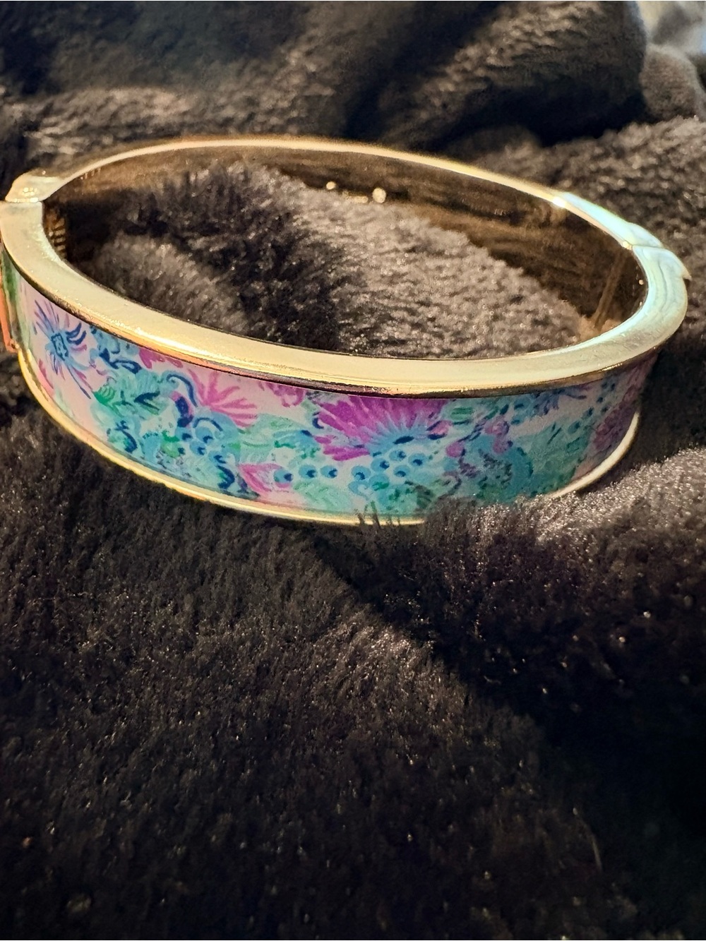 Lilly Pulitzer Gold-tone Bangle Bracelet